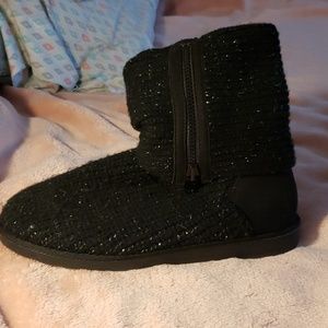 3 Way Sparkle Knit Boot